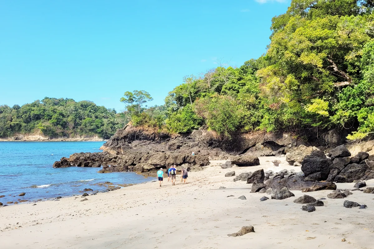 A beach in Manuel Antonio National Park